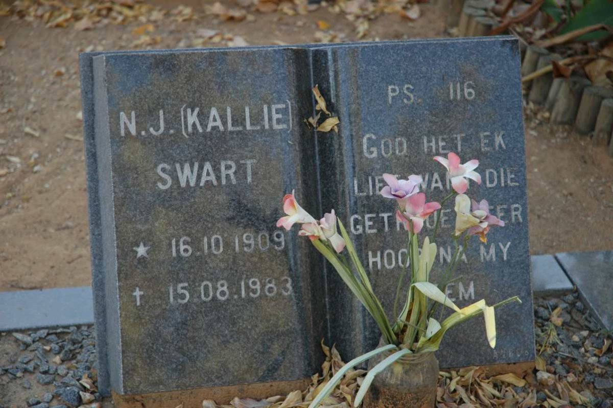 SWART N.J. 1909-1983