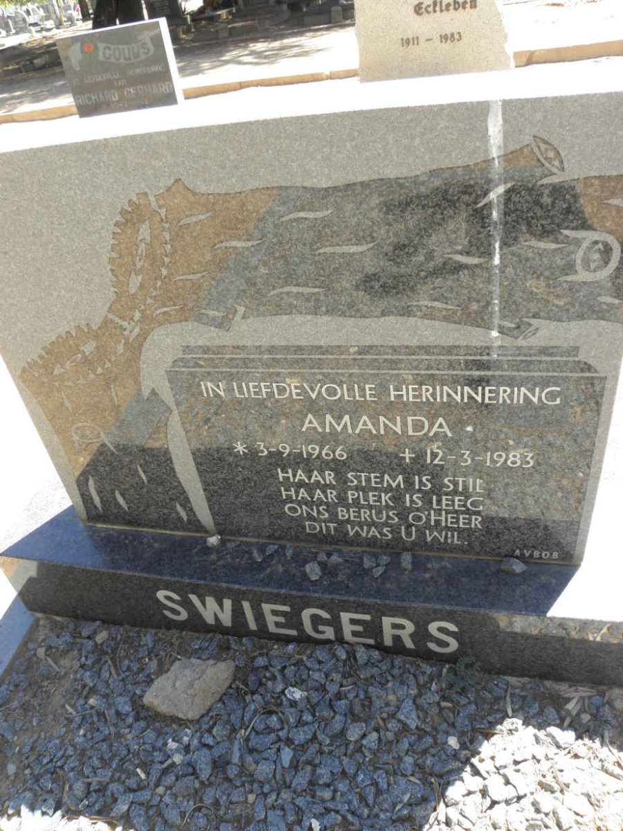 SWIEGERS Amanda 1966-1983
