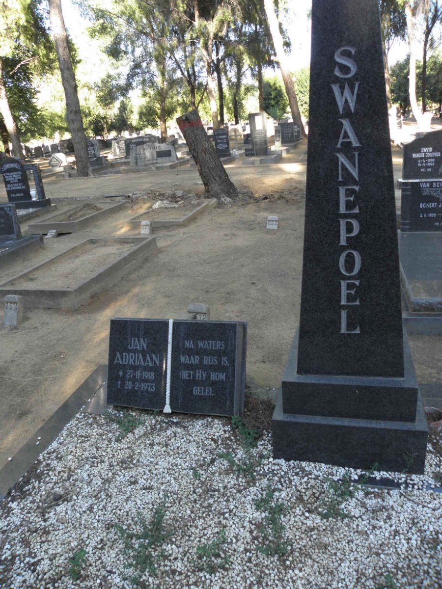 SWANEPOEL Jan Adriaan 1918-1973