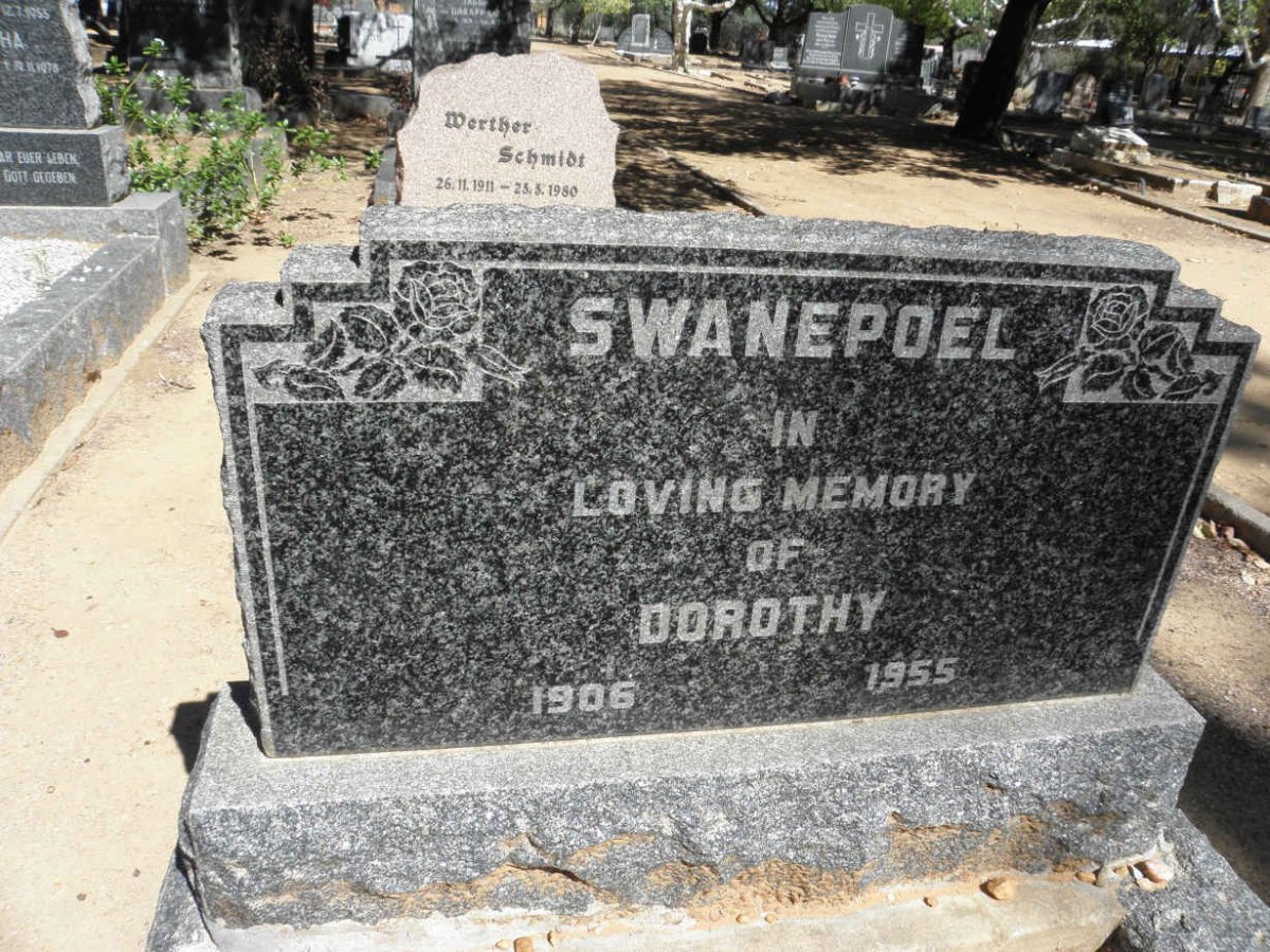 SWANEPOEL Dorothy 1906-1955