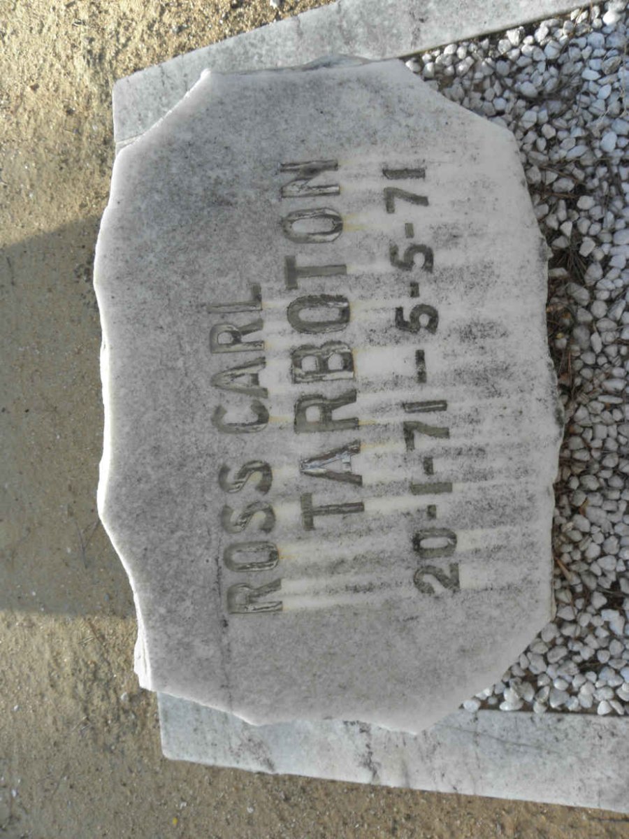 TARBOTON Ross Carl 1971-1971