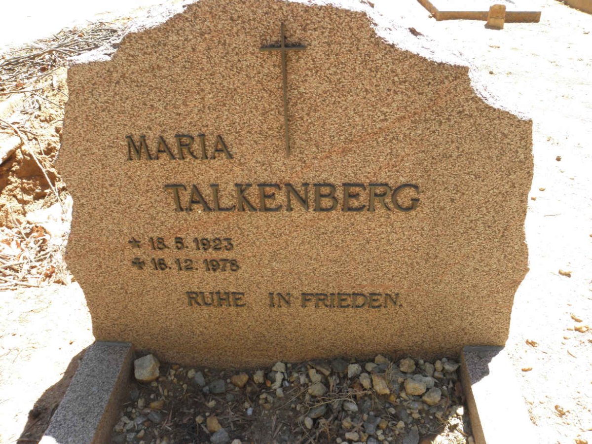 TALKENBERG Maria 1923-1978