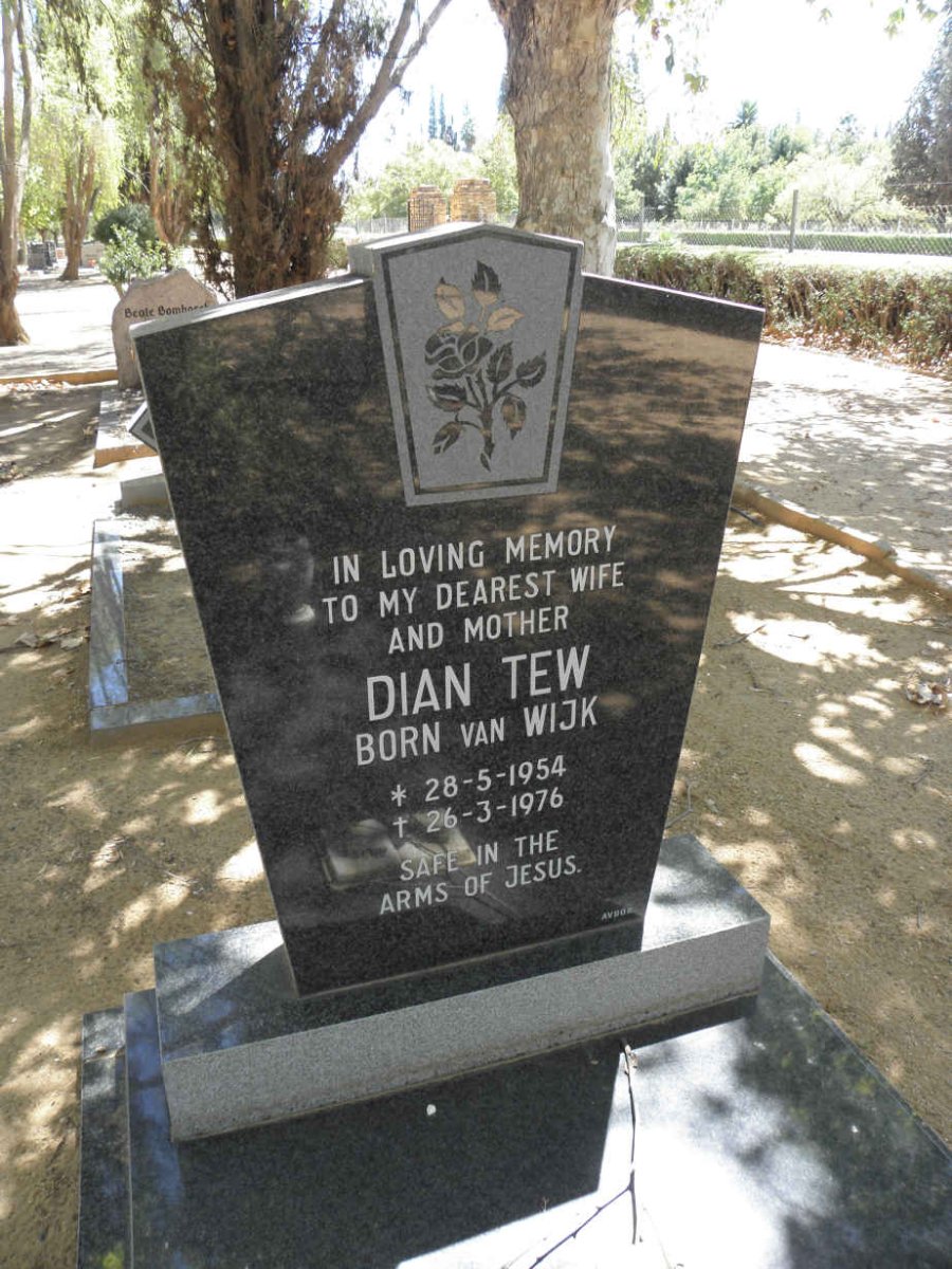 TEW Dian nee VAN WIJK 1954-1976