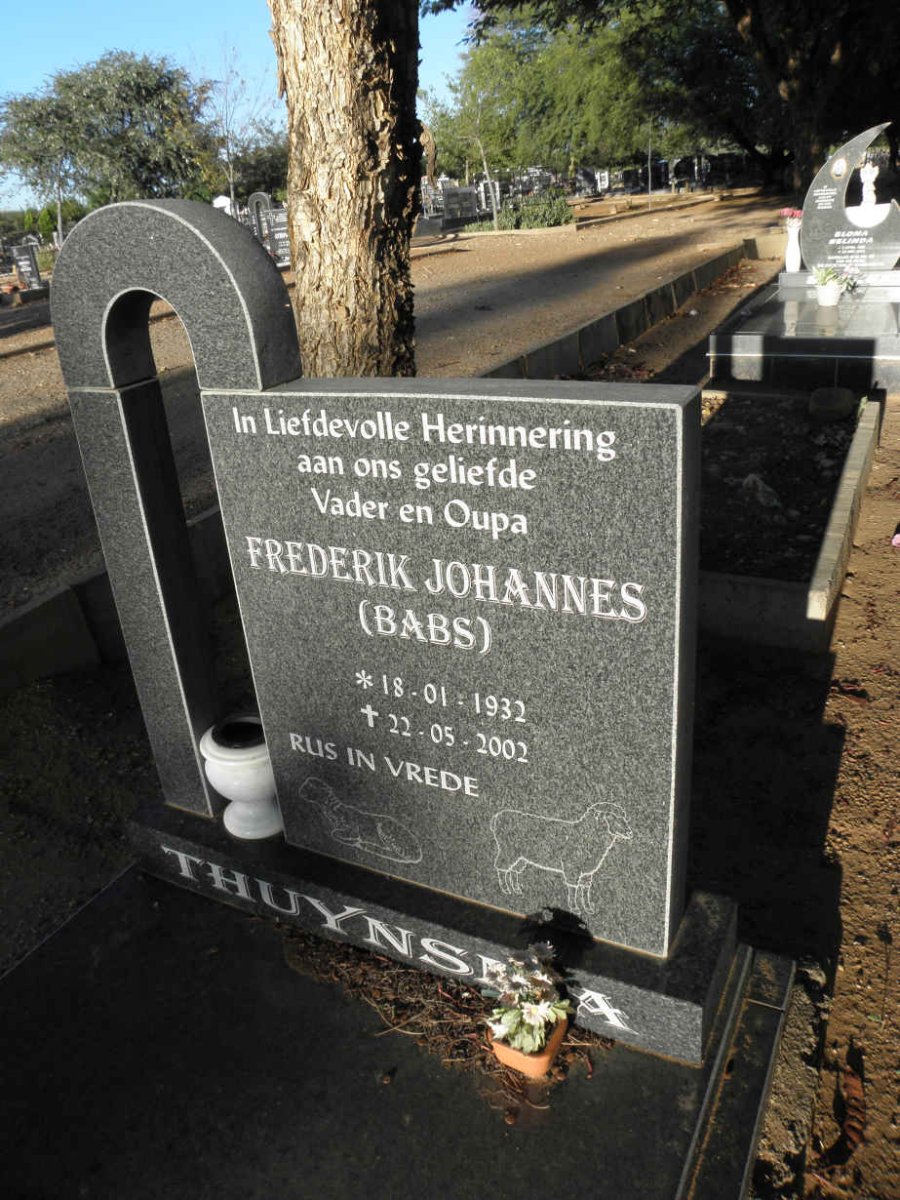 THUYNSMA Frederik Johannes 1932-2002