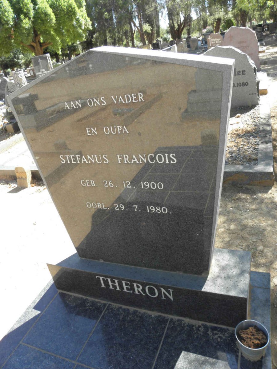 THERON Stefanus Francois 1900-1980