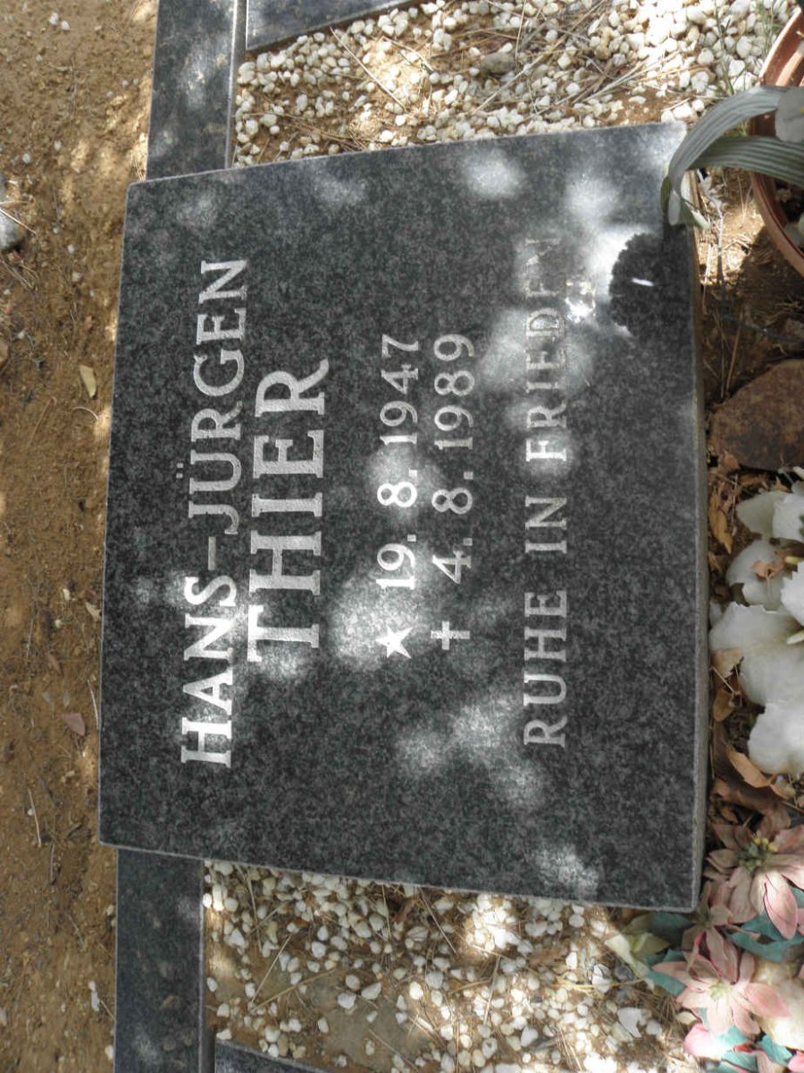 THIER Hans-Jürgen 1947-1989