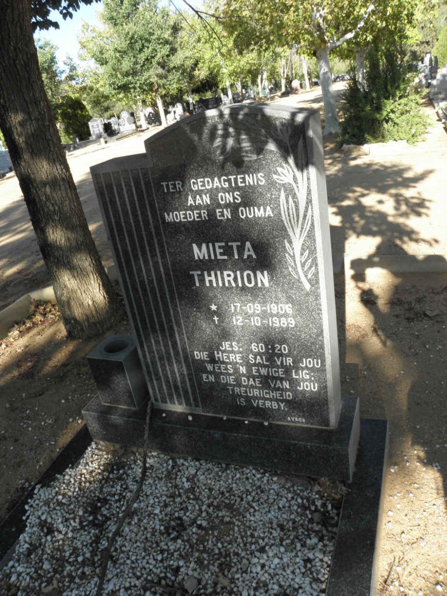THIRION Mieta 1906-1989
