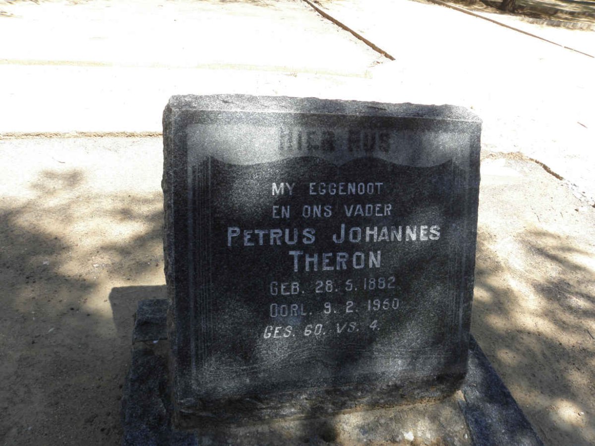 THERON Petrus Johannes 1892-1950