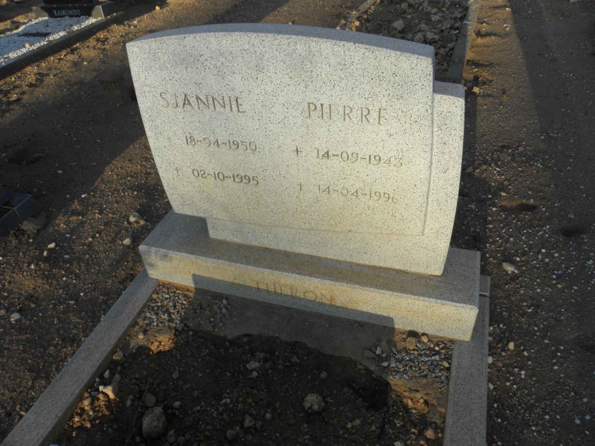 THERON Pierre 1943-1996 &amp; Sjannie 1950-1995