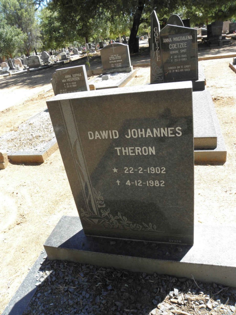THERON Dawid Johannes 1902-1982