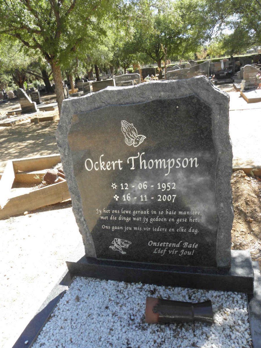 THOMPSON Ockert 1952-2007