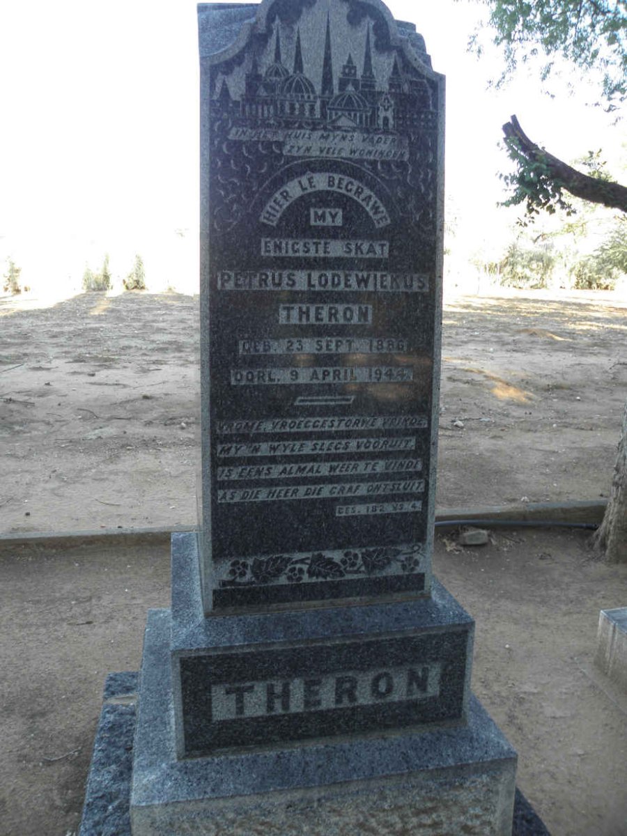 THERON Petrus Lodewiekus 1880-1944