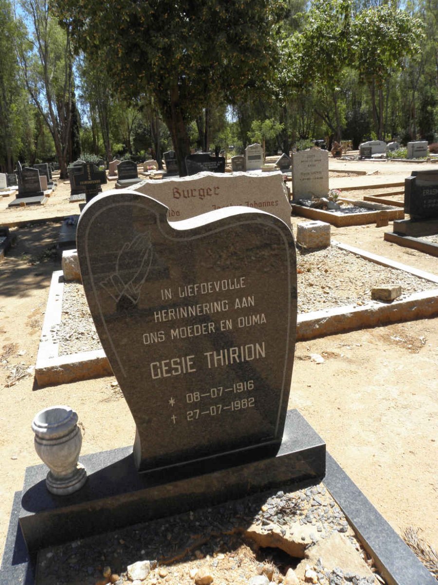 THIRION Gesie 1916-1982 