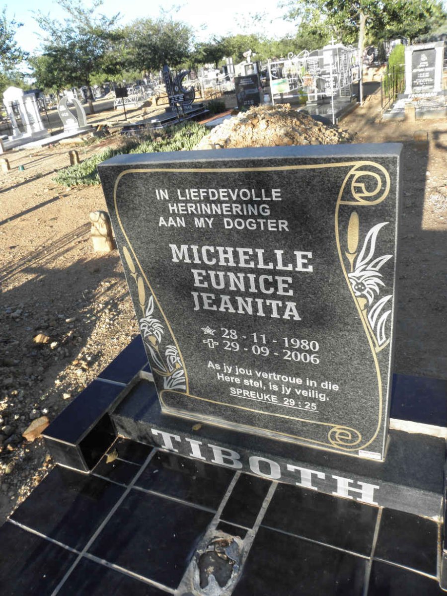 TIBOTH Michelle Eunice Jeanita 1980-2006