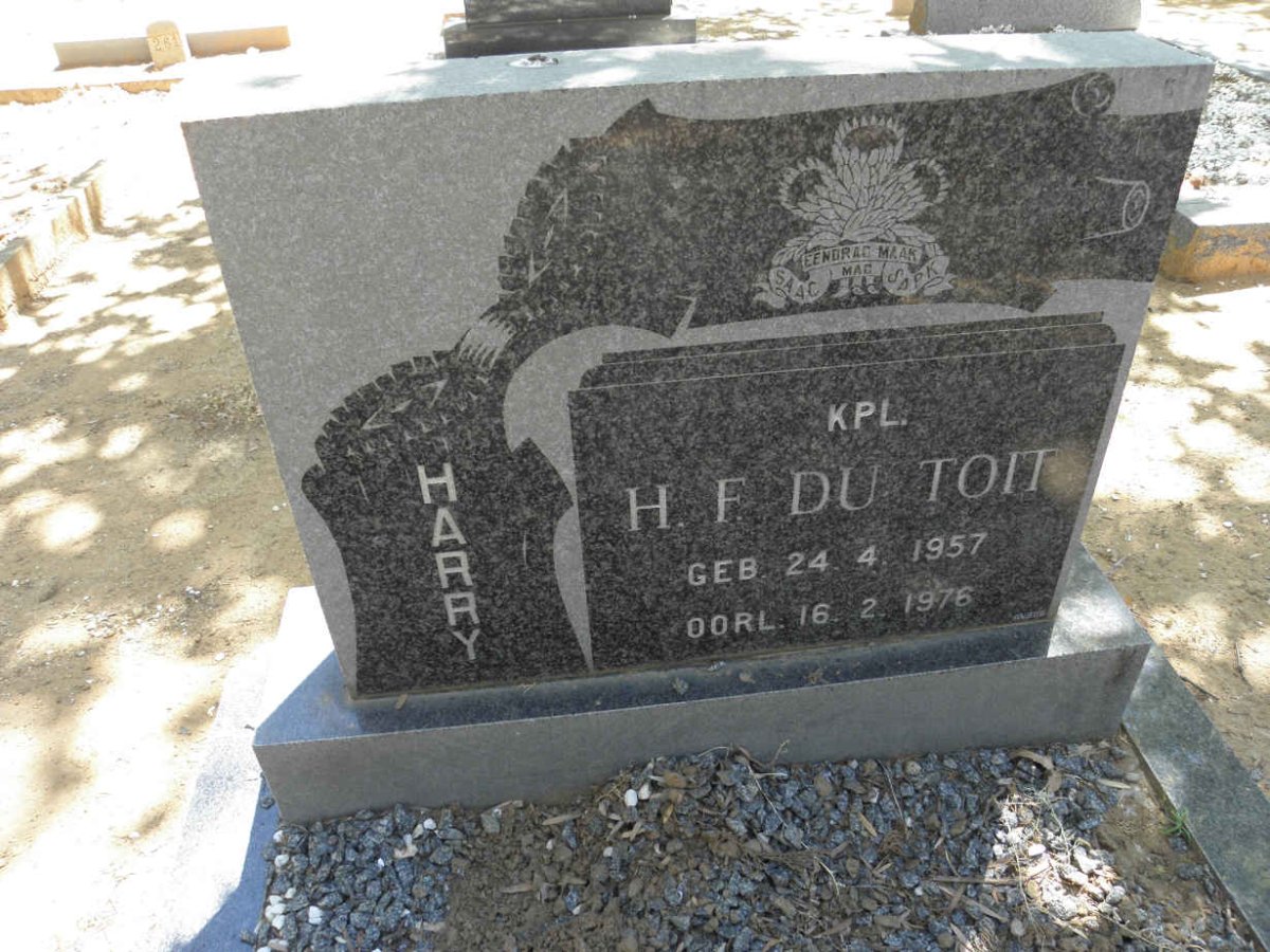 TOIT H.F., du 1957-1976