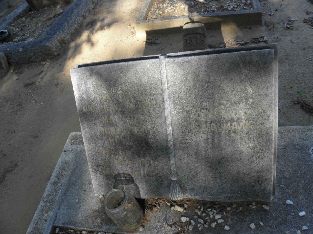 TOIT Martha Dorothea, du 1897-1955
