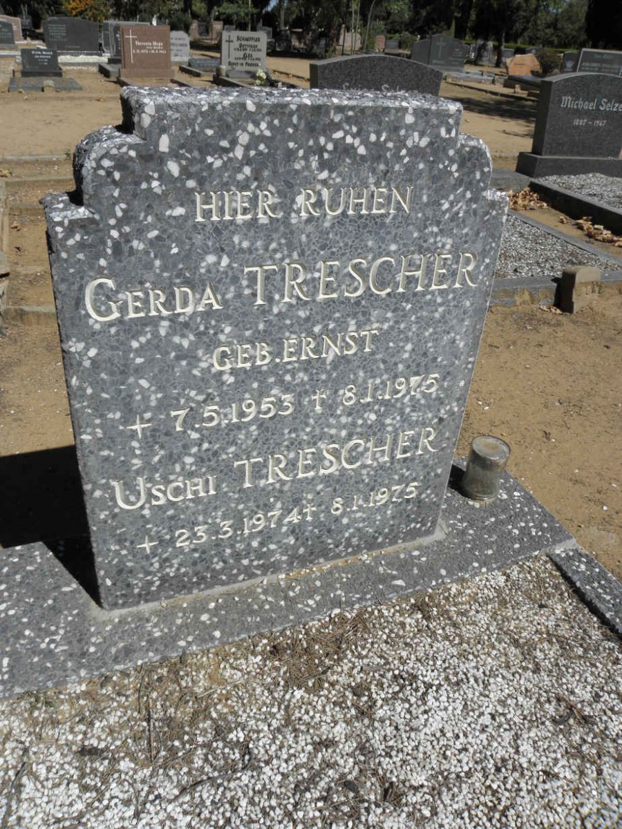 TRESCHER Gerda nee ERNST 1953-1975 :: TRESCHER Uschi 1974-1975