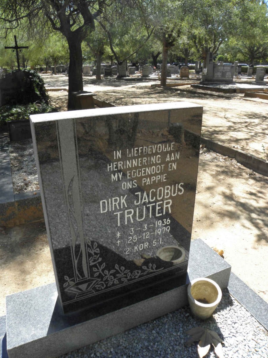 TRUTER Dirk Jacobus 1936-1979