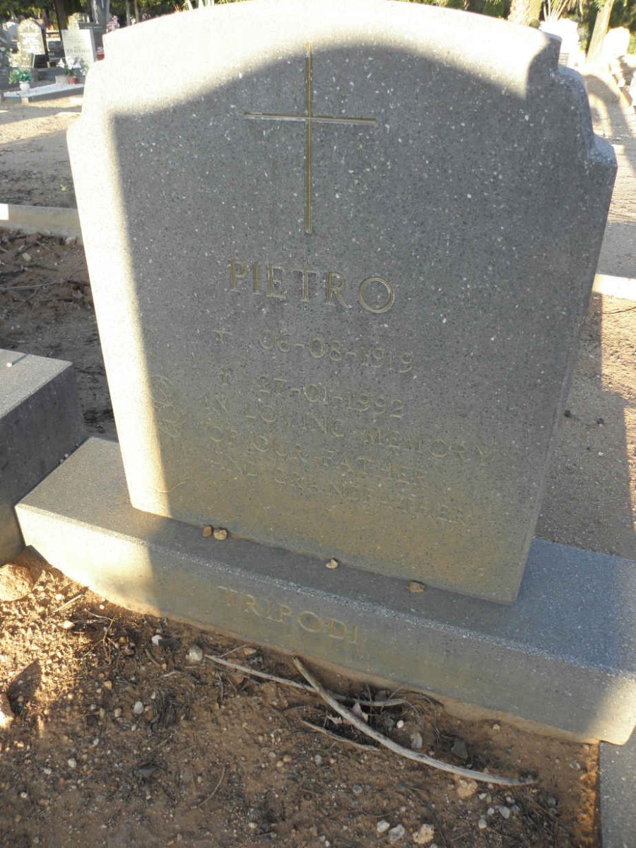 TRIPODI Pietro 1919-1992