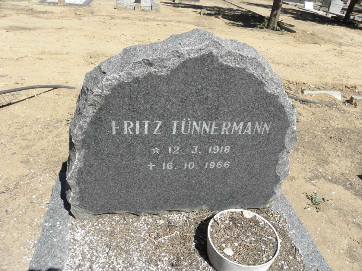TÜNNERMANN Fritz 1918-1966