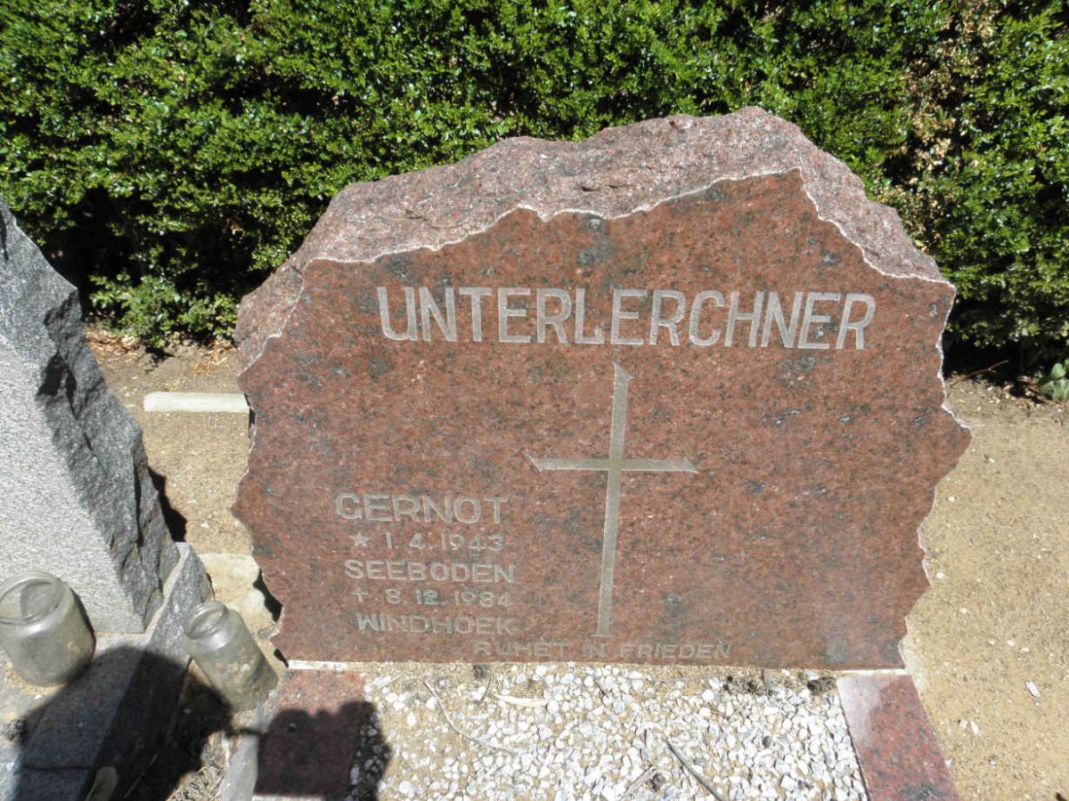 UNTERLERCHNER Gernot 1943-1984 