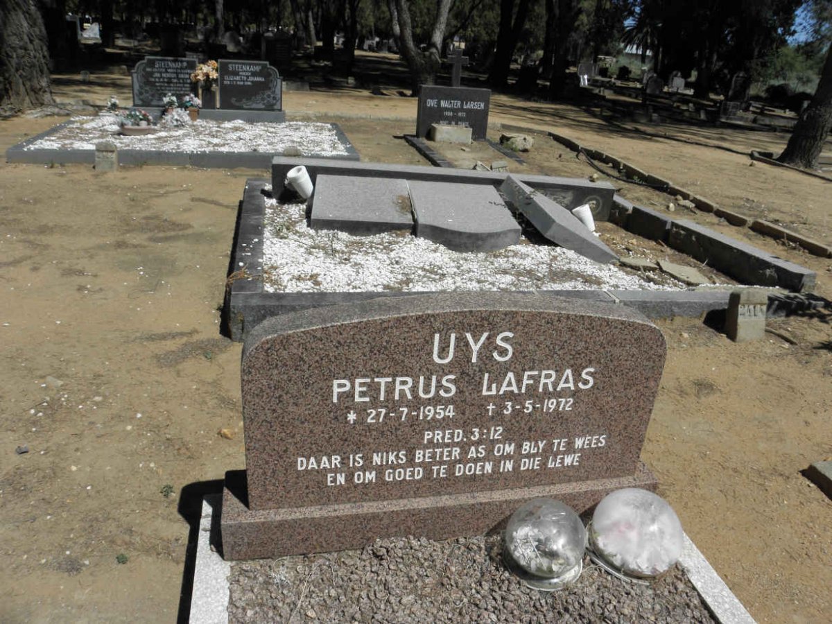 UYS Petrus Lafras 1954-1972