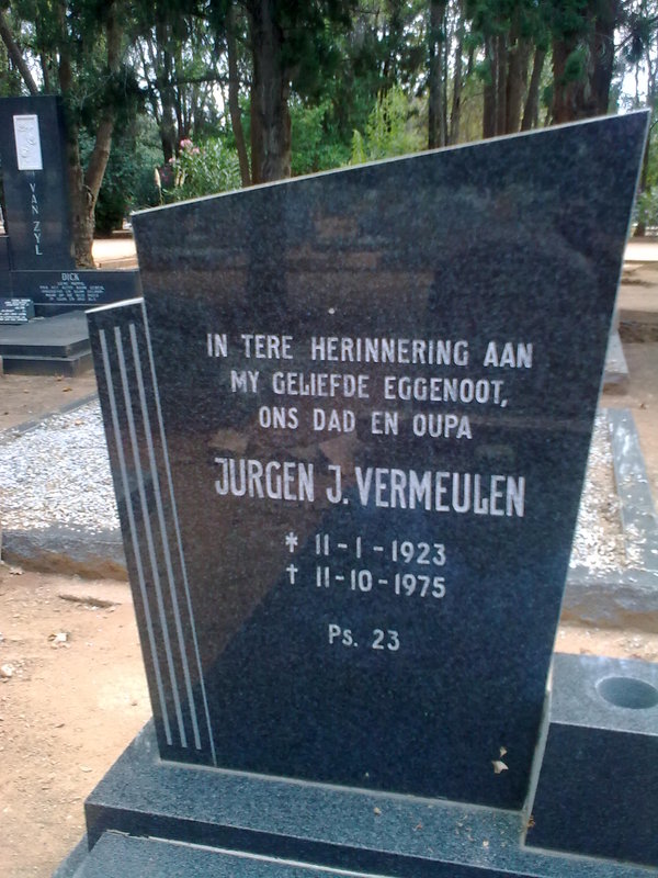 VERMEULEN Jurgen J. 1923-1975