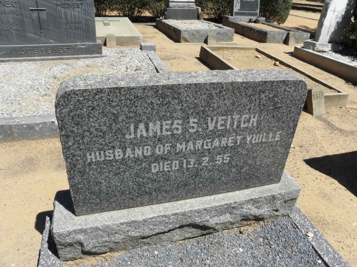 VEITCH James S. -1955