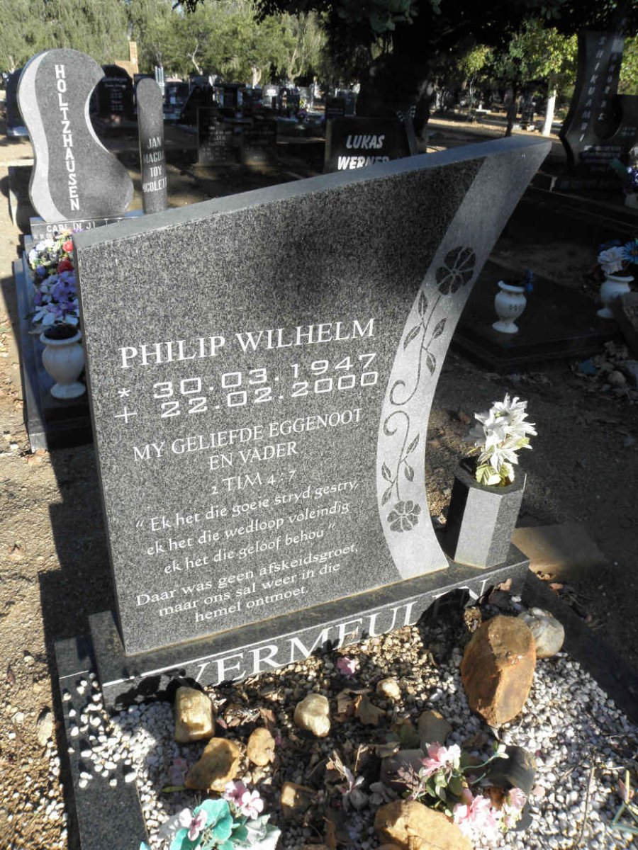 VERMEULEN Philip Wilhelm 1947-2000