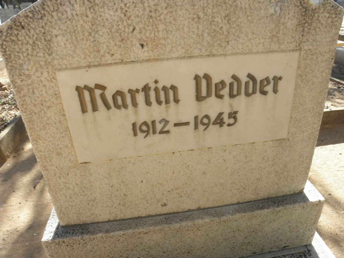 VEDDER Martin 1912-1945