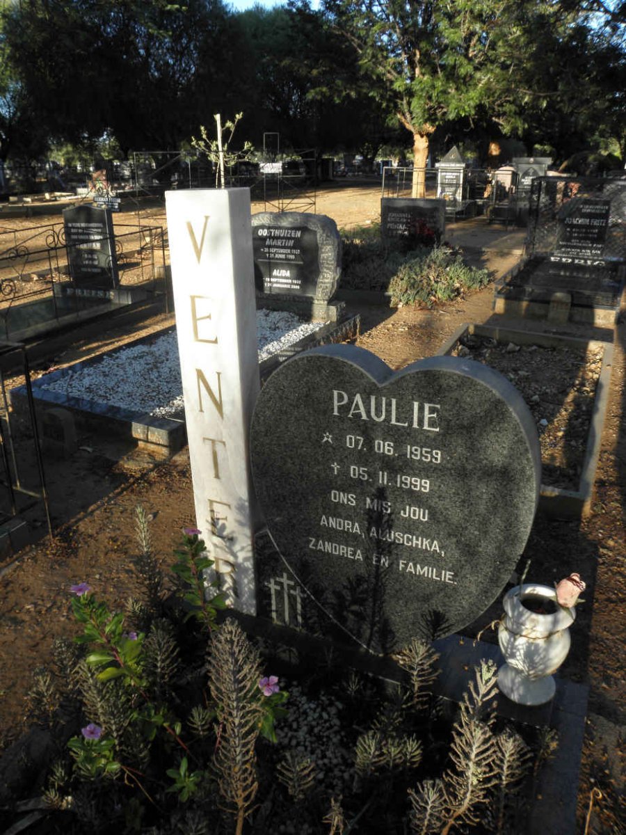 VENTER Paulie 1959-1999