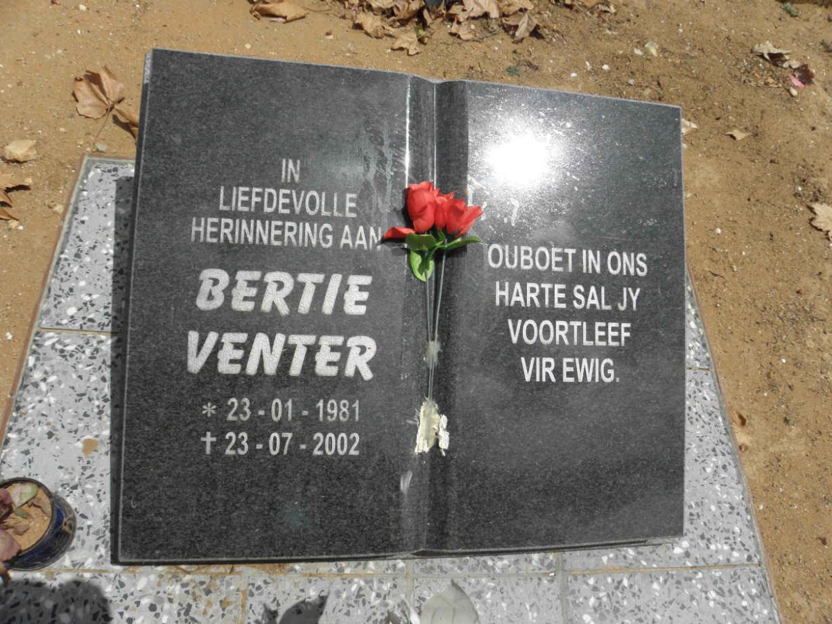 VENTER Bertie 1981-2002