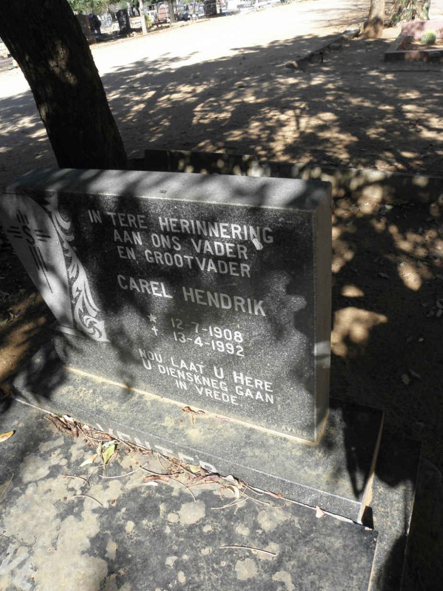 VENTER Carel Hendrik 1908-1992