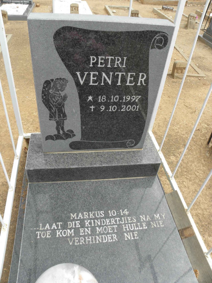 VENTER Petri 1997-2001