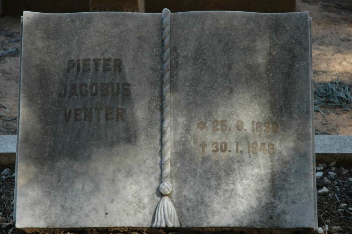 VENTER Pieter Jacobus 1890-1946