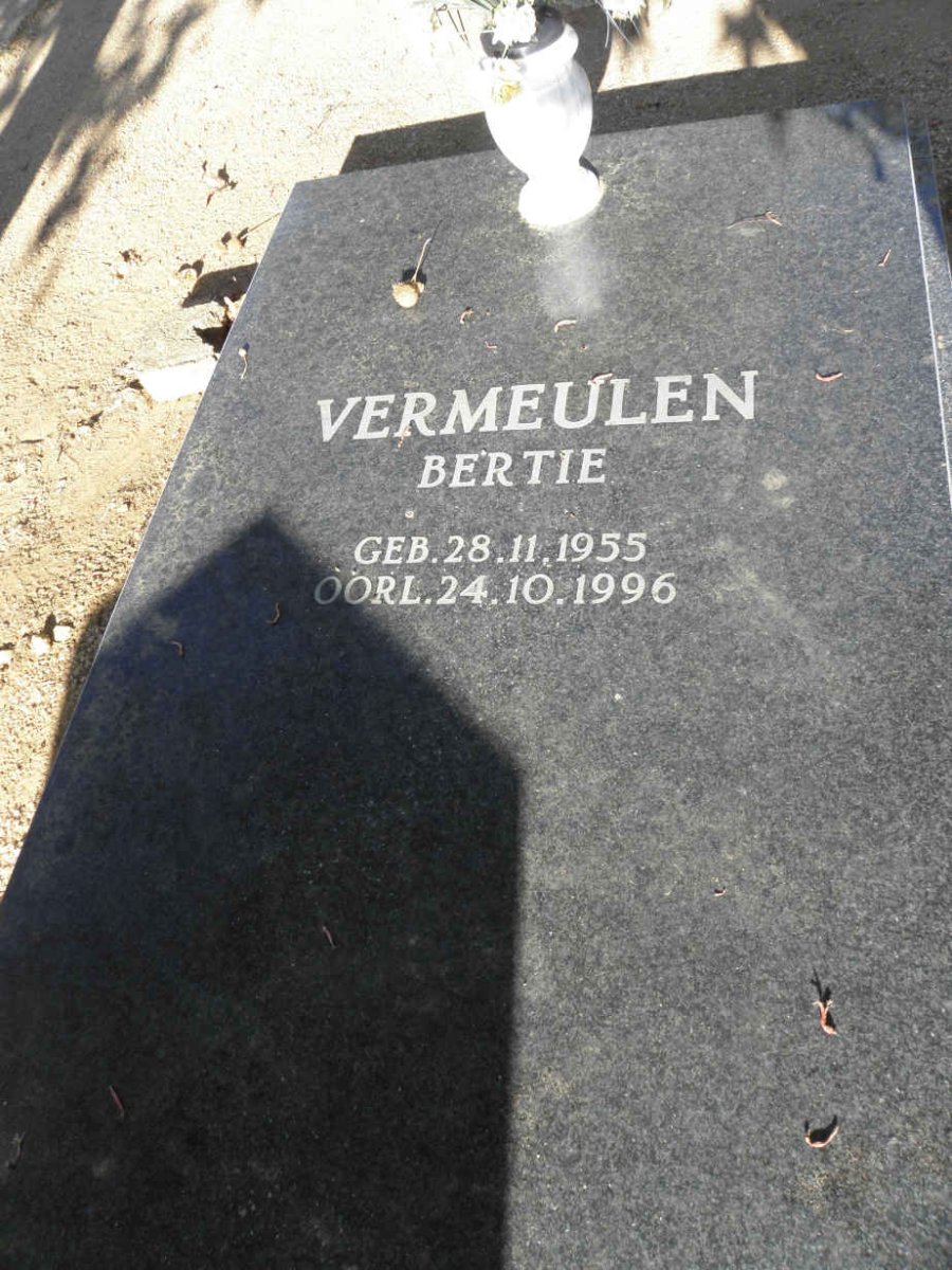 VERMEULEN Bertie 1955-1996