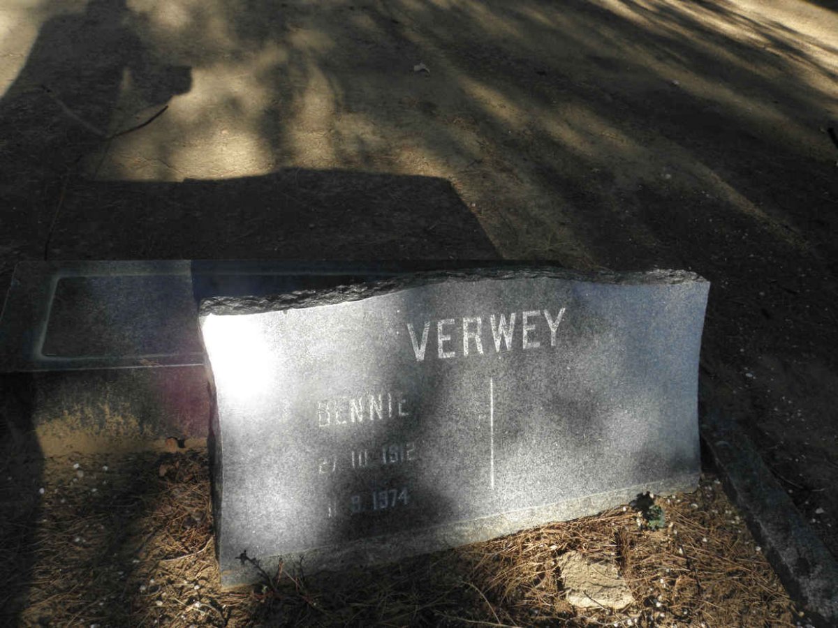 VERWEY Bennie 1912-1974