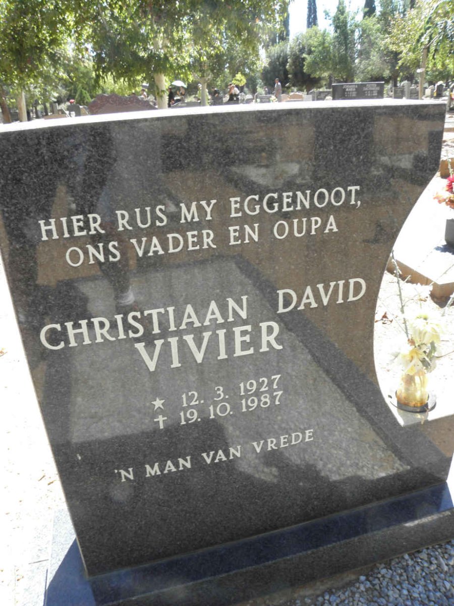 VIVIER Christiaan David 1927-1987