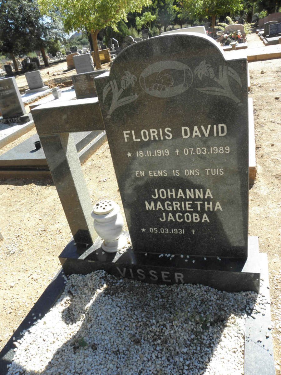 VISSER Floris David 1919-1989 :: VISSER Johanna Magrietha Jacoba 1931-