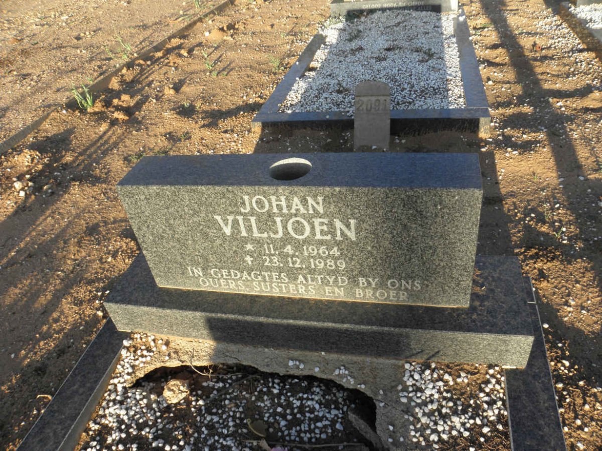 VILJOEN Johan 1964-1989