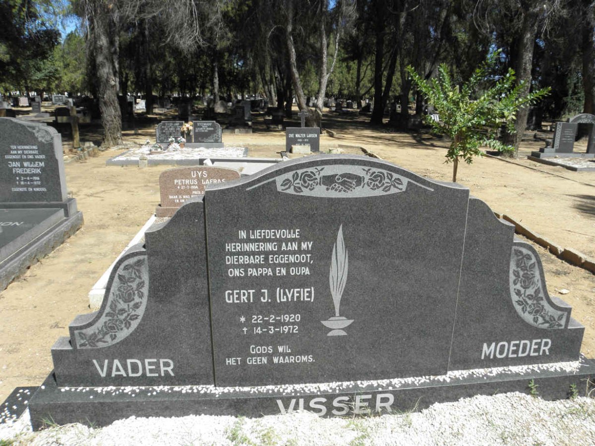VISSER Gert J. 1920-1972