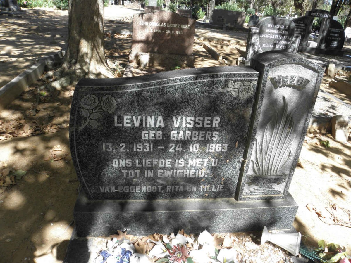 VISSER Levina nee GARBERS 1931-1963
