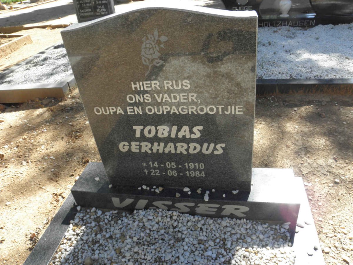 VISSER Tobias Gerhardus 1910-1984