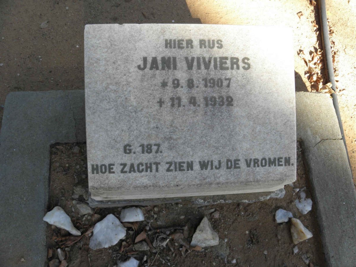 VIVIERS Jani 1907-1932