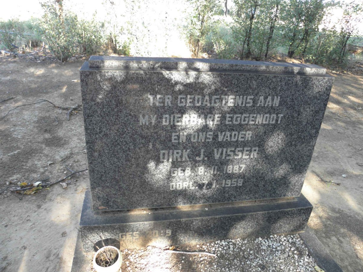VISSER Dirk J. 1887-1958