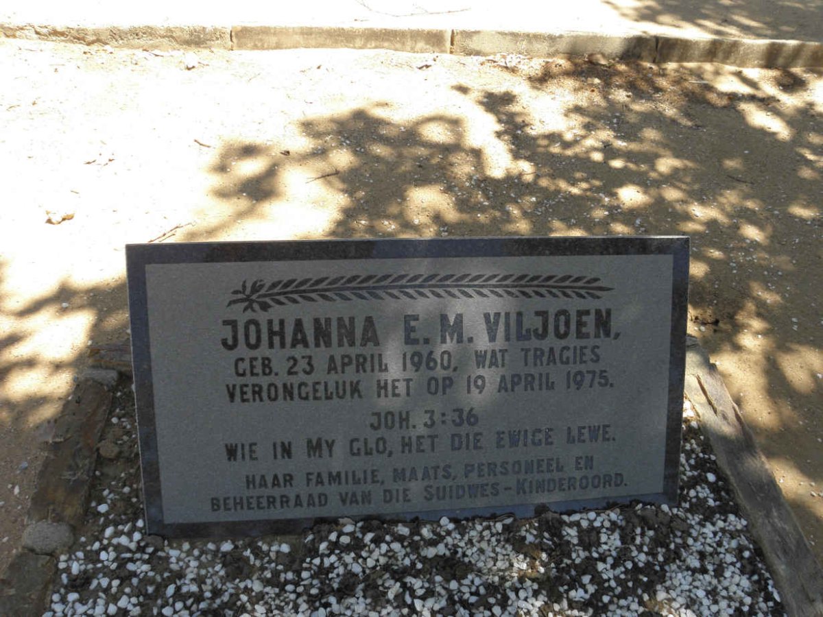 VILJOEN Johanna E.M. 1960-1975