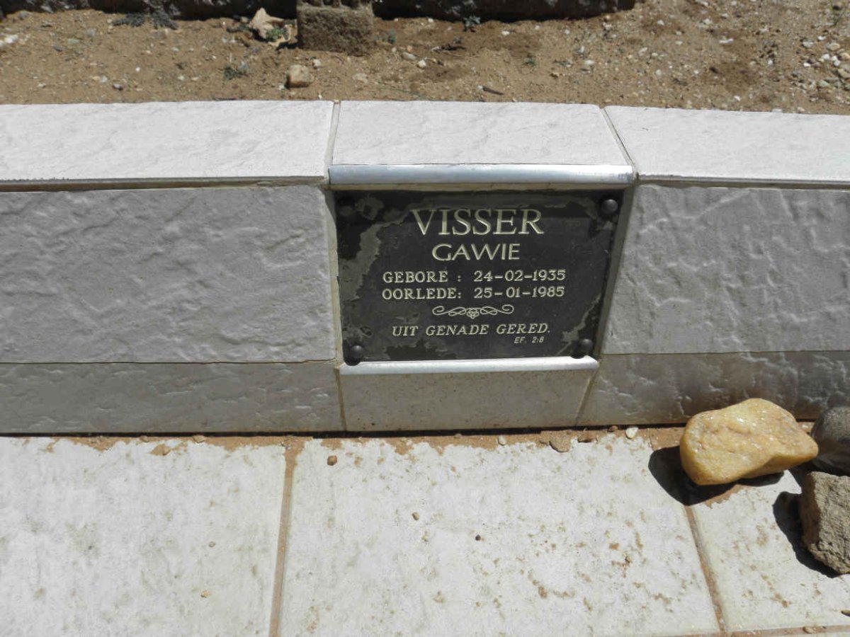 VISSER Gawie 1935-1985