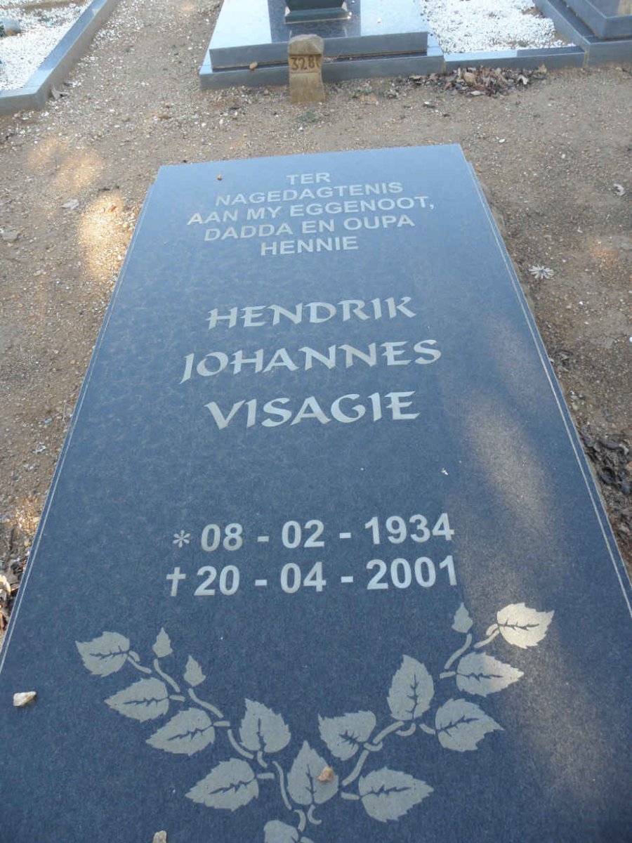 VISAGIE Hendrik Johannes 1934-2001