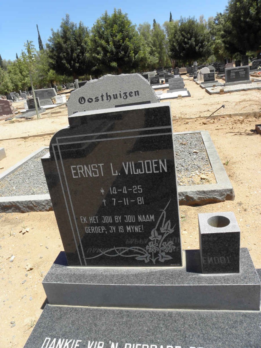 VILJOEN Ernst L. 1925-1981