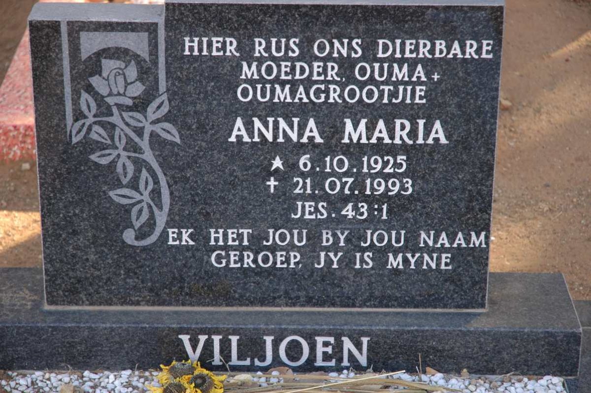 VILJOEN Anna Maria 1925-1993